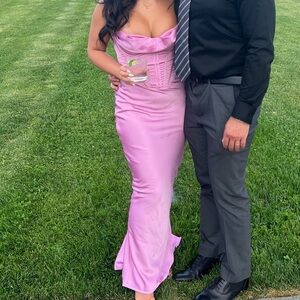 House of CB Charmaine dress pink